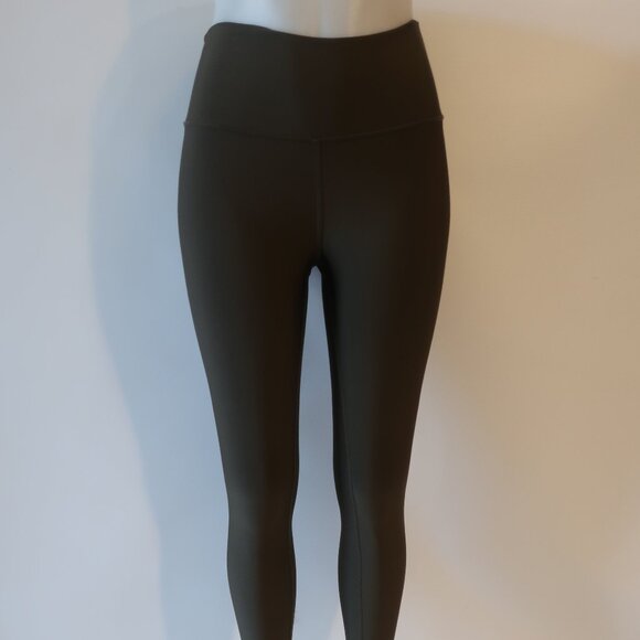 ALO Yoga Pants - Womens Alo Yoga Dark Brown Activewear Leggings M